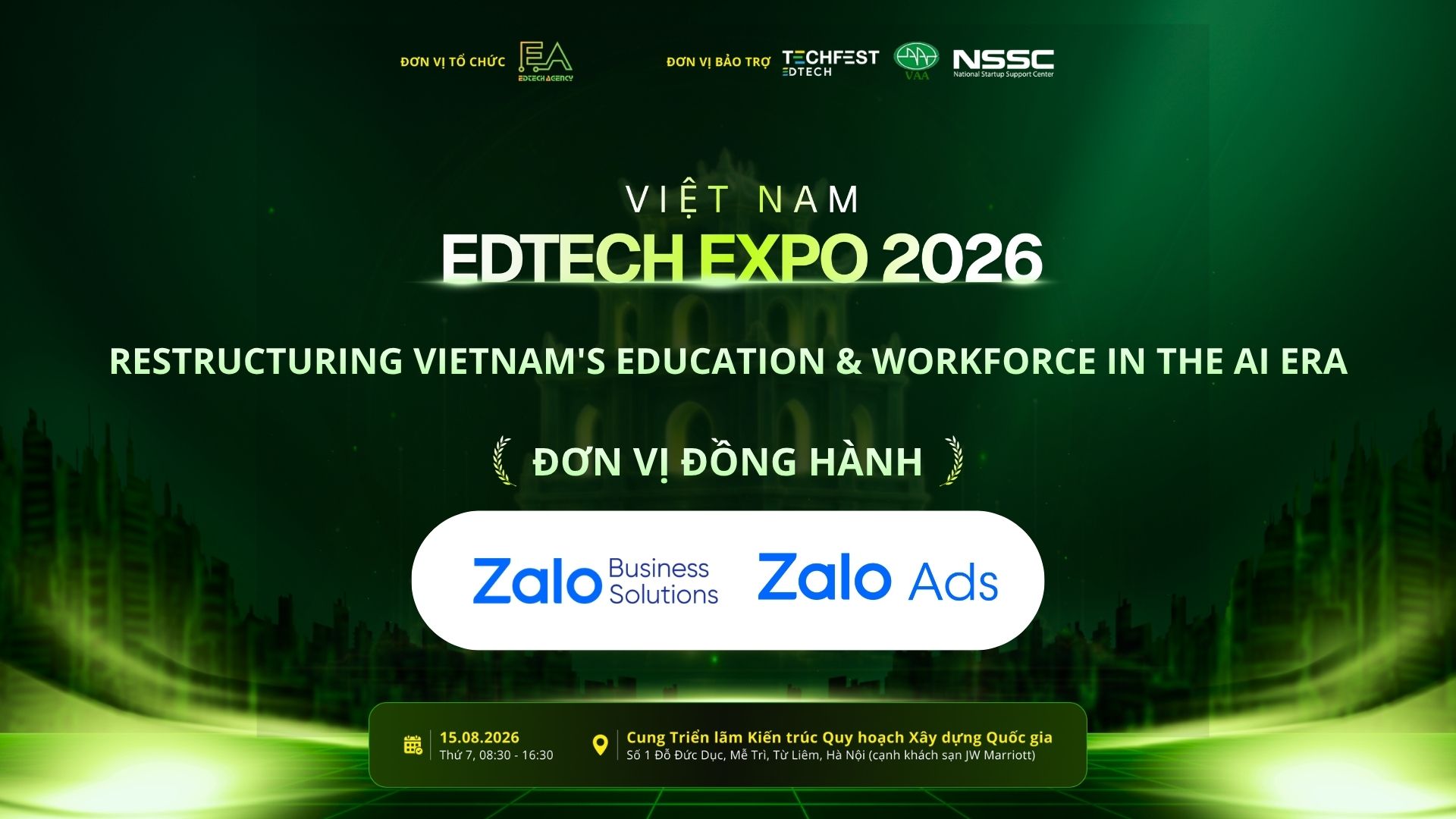 Zalo Business Solutions tại Vietnam EdTech Expo 2026: AI đang thay đổi cách vận hành và tăng trưởng ngành giáo dục ra sao?