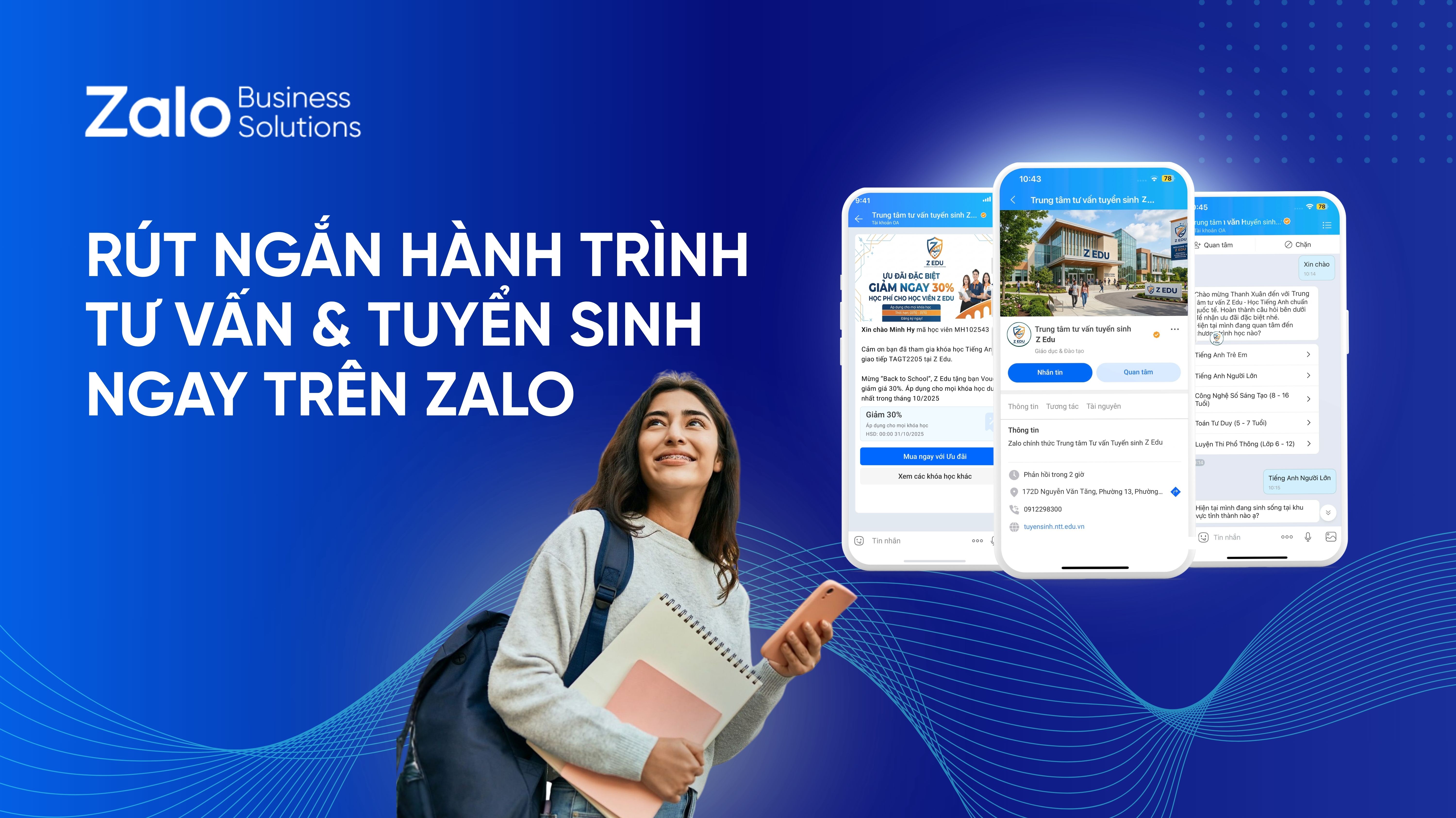 TỪ TÌM HIỂU ĐẾN QUYẾT ĐỊNH NHẬP HỌC: RÚT NGẮN HÀNH TRÌNH TUYỂN SINH TRONG KỶ NGUYÊN SỐ
