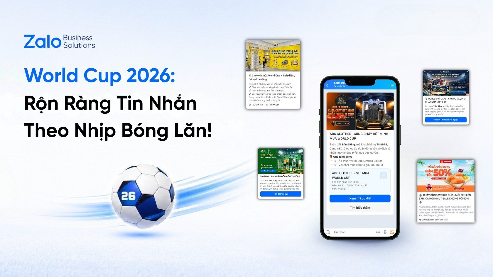 World Cup 2026: Rộn ràng tin nhắn theo nhịp bóng lăn!