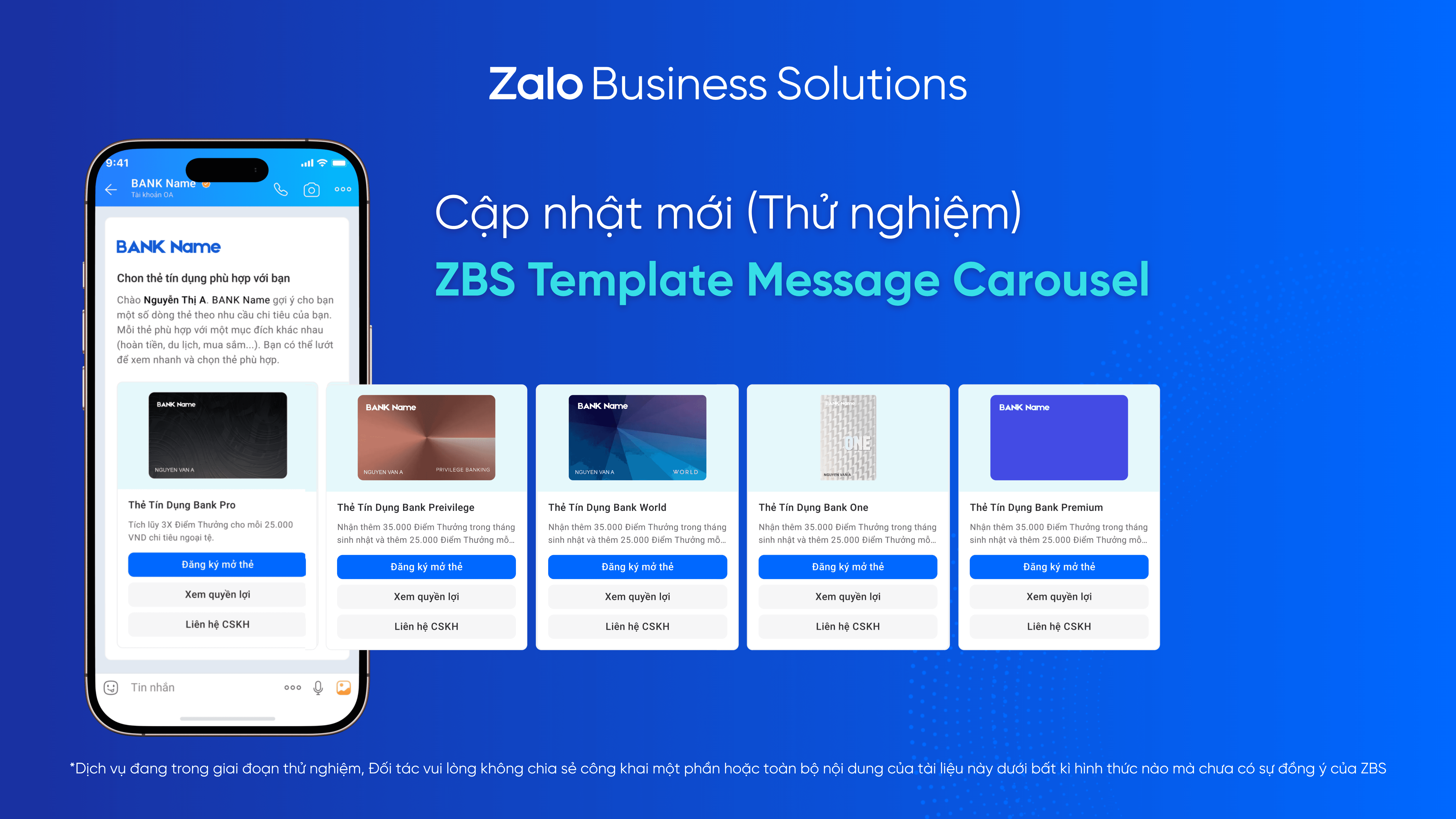 ZBS ra mắt Template Carousel: Quảng bá nhiều sản phẩm trong 1 mẫu tin