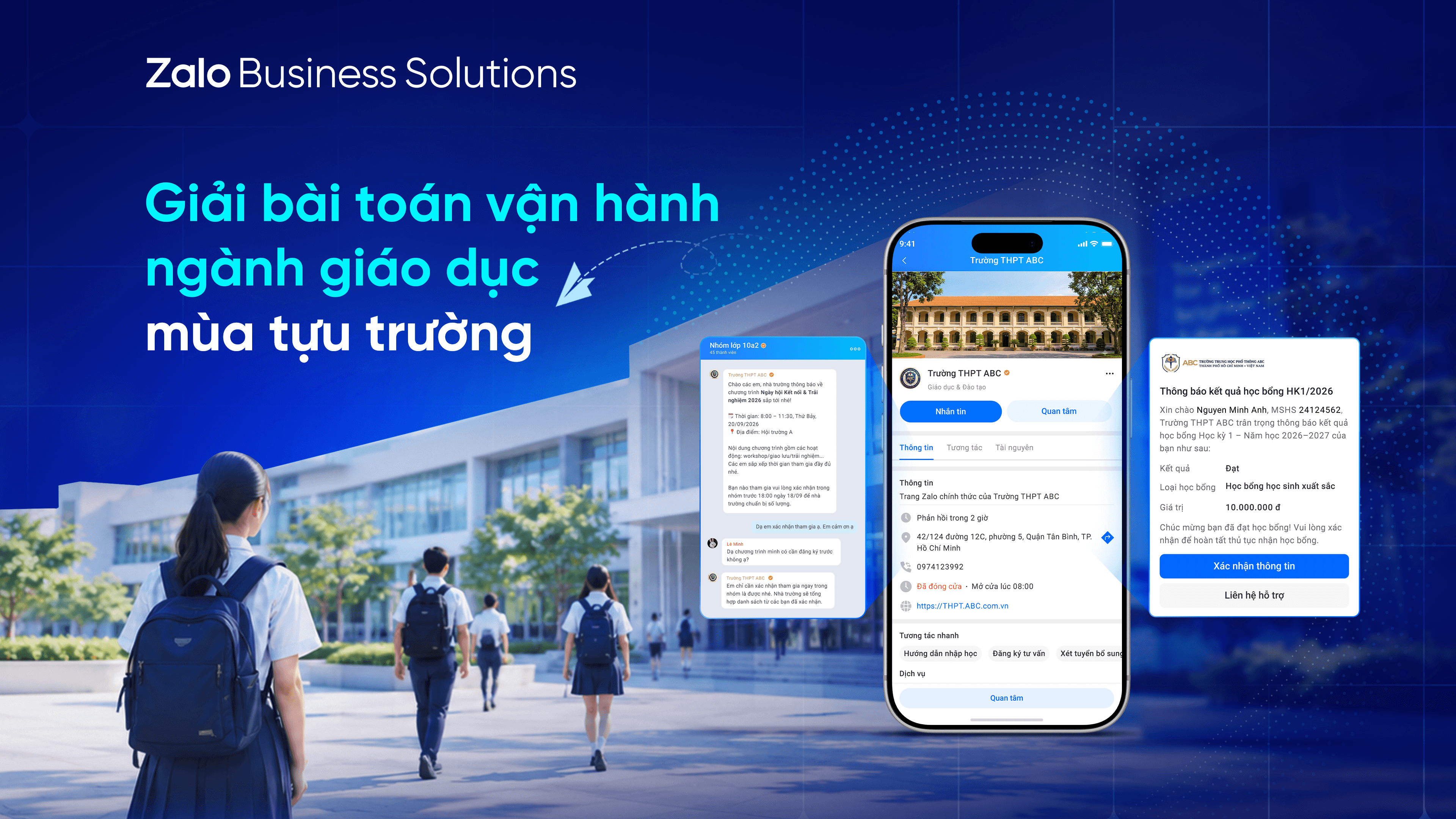 Back to School: Giải bài toán vận hành ngành giáo dục mùa tựu trường
