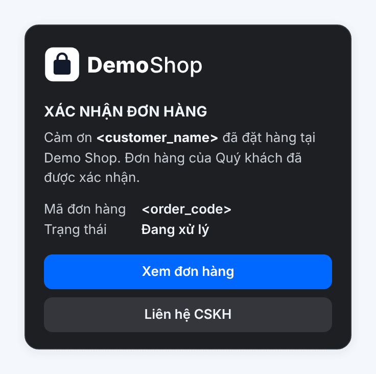 Logo giao diện tối đúng chuẩn: âm bản, nền trong suốt